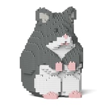 Hamster gris debout Taille standard | JEKCA | 14 ans et +