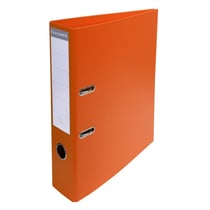 Classeur à levier PVC A4 dos de 70mm. - Orange - x 10 - Exacompta