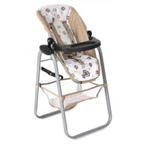 Chaise haute oursons poupée - bayer chic 2000 - 65563 - accessoire poupon