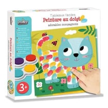 Créa Lign - Tableaux faciles - peinture au doigt - Adorables compagnons