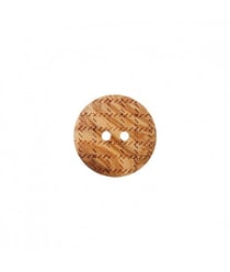 Bouton Bois 2 trous 18 à 23mm - Prym 18 Quadrillage