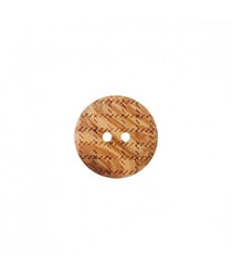 Bouton Bois 2 trous 18 à 23mm - Prym 23 Quadrillage