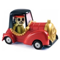 Crazy Motors voiture Red Skull - Djeco - Rouge