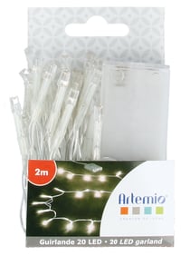 Guirlande led blanc 2 m - Artemio
