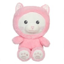 Peluche Chat Hoody Pets-  - Rose,24 cm