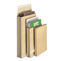 Pochette kraft renforcée dépliable - 26 x 33 cm