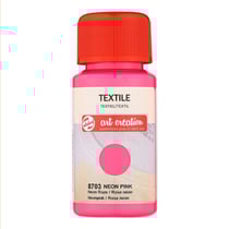 Peinture pour textile - rose néon - Talens Art Creation - 50ml