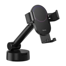 Baseus Support Voiture pour Smartphone 4.7" à 6.5" avec Ventouse à fixer sur Pare-brise Noir