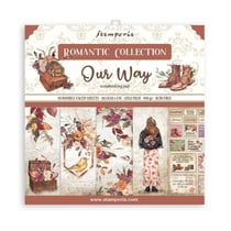 Pochette de 10 feuilles recto verso Our way Stamperia