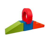 Ensemble de 7 blocs cerceau vert rouge bleu marine orange - Velinda
