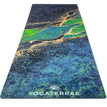 Tapis de Yoga Antidérapant KANANA Suédé-Caoutchouc naturel ligne Voyage 183x61x0,1 cm poids 1,25 kg