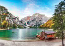 Puzzle lac braies en automne 3000 pieces - collection paysage italie - educa 19281