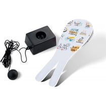 Jokari classique en bois summer - topkari - jeu de raquettes, plage