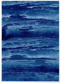 Affiche Blue Background 2 | A3 : 29,7x42cm