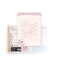 Set de papier à lettre Que de l'amour - Hirondelles & Cie