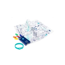 Kit Set silicone et 5 feutres WILDLIFE Coral - Super Petit