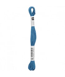 Fil à broder mouliné Uni - Rico Design 123 Bleu