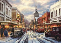 Puzzle 500 pièces - Chuck Pinson - The Warmth of Small Town Liclassiqueg - Grafika