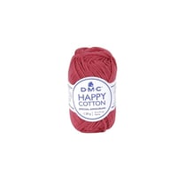 Natura Happy Cotton 3mm 20g Amigurumi et Crochet Col. 754 rouge rose