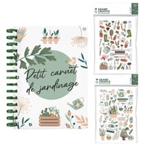 Carnet de jardinage + stickers