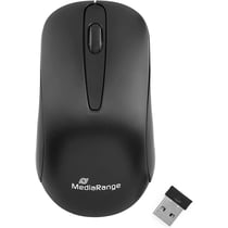 Souris optique sans fil MediaRange - 3 boutons - 1200Dpi - Noire