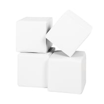 Lot cubes XXL mousse 4 pcs blanc