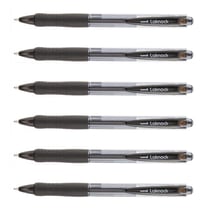 Lot de 6 Stylos bille UNI-BALL Laknock SN100/14 - Noir - Pointe large 1,4 mm