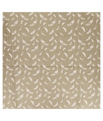 Tissu coton plumes feuillegalet vendu par 50 cm