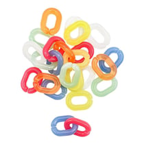 MégaCréa DIY - Perles mailles translucides 1,3 x 1,9 cm 40 pièces