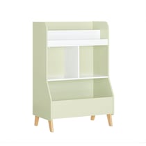 SoBuy KMB90-GR Étagère de Rangement Jouets pour Enfant, Étagère à Livres, Meuble de Rangement pour Chambre d'Enfants, Bibliothèque