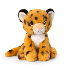 Peluche Keeleco 100% recyclée - Guépard assis - 18cm