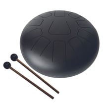 Tongue Drum Noir Diamètre 25 cm - Omsaé