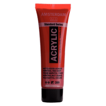 Peinture acrylique en tube - Rouge naphtol foncé - 399 - Amsterdam - 20ml