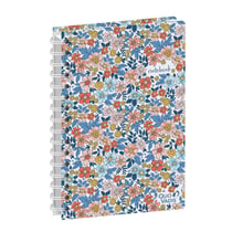 Carnet de notes - Spiralé - Daisy - Multicolore - Pages Points (dots) et lignées - 15x21 cm - Papier Clairefontaine blanc - Fabrication française -  Quo Vadis