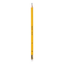 Crayon graphite - HB - Pour l'école - Embout gomme blanche