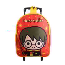 Sac à dos à roulettes 31 cm maternelle Harry Potter Rouge Chibi - BAGTROTTER
