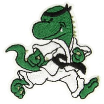 Ecusson thermocollant monstre judo 5 cm x 5 cm
