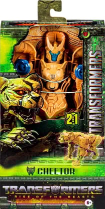 Transformers rise of he beasts - cheetor le guepard 28 cm - robot transformable en animal 2 en 1 - hasbro - f4671
