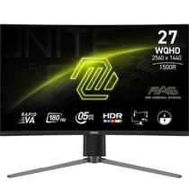 MSI MAG 27CQ6PF écran plat de PC 68,6 cm (27) 2560 x 1440 pixels Wide Quad HD LCD Noir