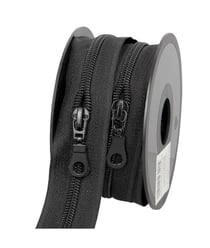Fermeture à Glissière Spirale N°5 avec Curseur – Milward (vendue par 30 cm) 172 Noir