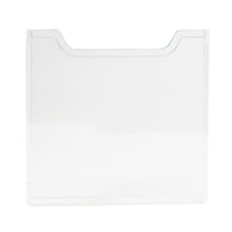 Plaque de recouvrement verticale A4 - Cristal - Exacompta