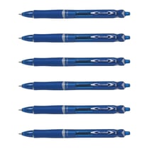 Lot de 6 stylos à bille PILOT Acroball Begreen - Bleu - Pointe moyenne