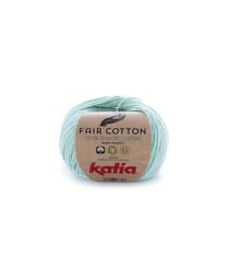 Coton 100 % BIO à tricoter FAIR COTTON - KATIA Vert (29)