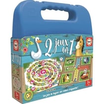 Jeu de société - EDUCA - Malette 2 Jeux En 1 - Garçon et Fille - A partir de 3 ans