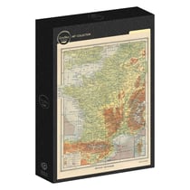 Puzzle 2000 pièces - Carte de la France Physique - Larousse, 1925 - Grafika