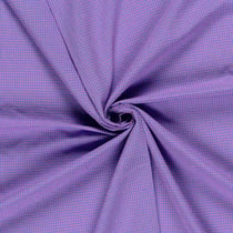 Tissu Seersucker Carreaux Nano Rayures sur fond Violet