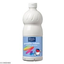 Gouache liquide Lefranc Bourgois Redimix - 1L - Blanc