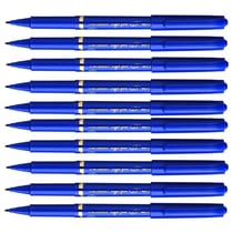 10 feutres d'écriture Sign Pen Uni Ball bleu pointe fine