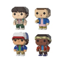 Stranger Things - Pack 4 figurines POP! Stranger Things 8 Bit 9 cm