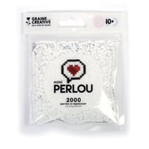Perlou - Perles à repasser Mini Perlou Blanc
